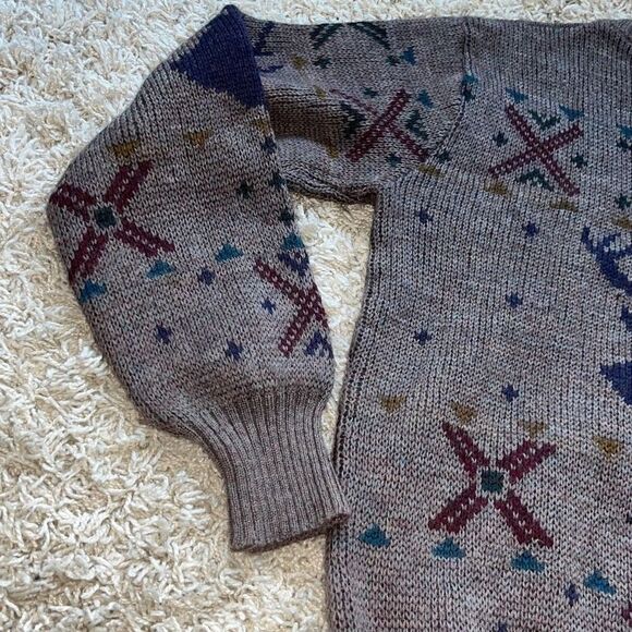 Vintage Boston Traders Sweater  100% Pure Wool  Small - Picture 12 of 14